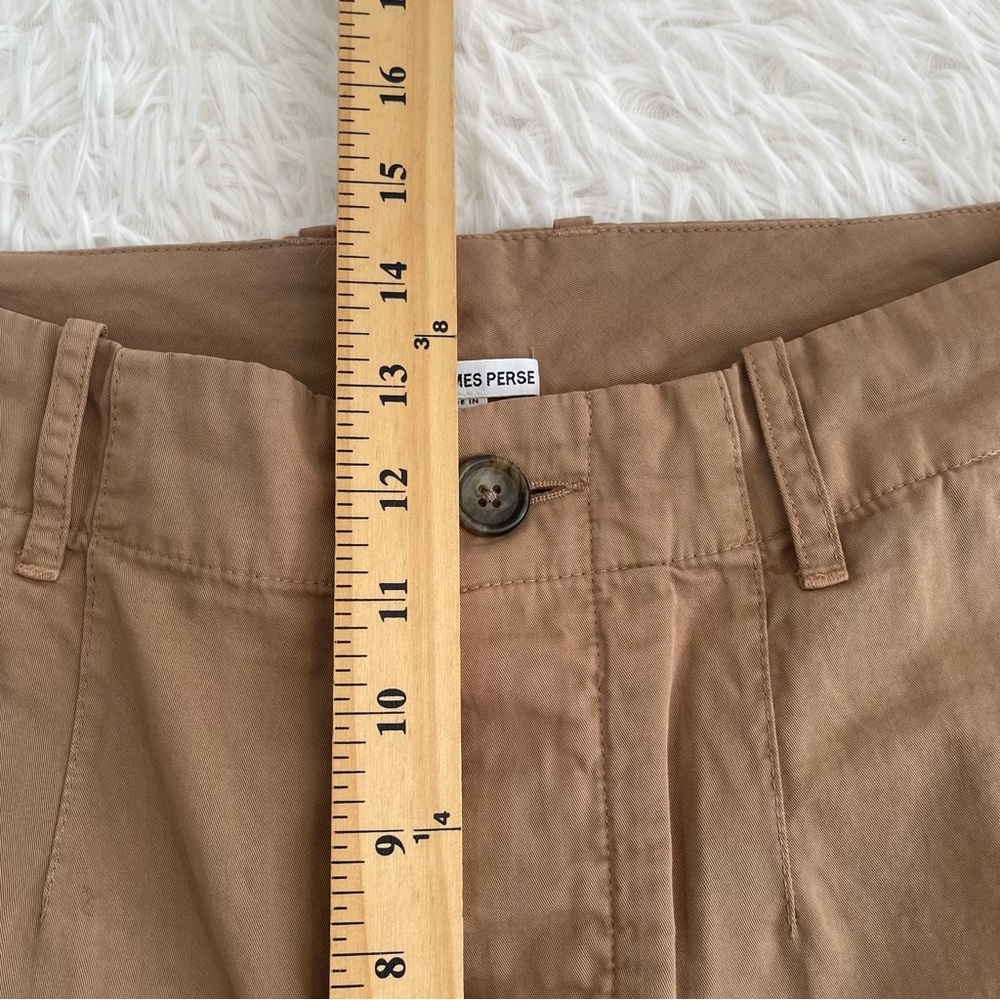 STANDARD JAMES PERSE Womens Cropped Pants Size 29 Khaki Pockets Neutral - Picture 6 of 10